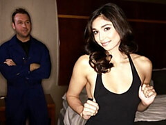 Schlafzimmer, Grosser arsch, Grosser schwanz, Blasen, Braunhaarige, Natürlichen titten, Jungendliche (18+), Titten