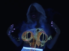 Anaal, Grote mammen, Blond, Pijpbeurt, Sperma in gezicht, Hd, Panty, Rijden