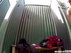 Leie, Grosse titten, Blondine, Tschechisch, Hd, Realität, Solo, Spanner