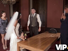 Asiatisch, Braut, Braunhaarige, Betrug, Hd, Öffentlich, Strümpfe, Hochzeit