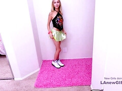 18 jaar, Enthousiasteling, Kont, Blond, Pijpbeurt, Klein, Gezichtspunt, Tiener