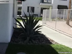 Pijpbeurt, Sperma shot, Tsjechisch, Lul, Hardcore, Natuurlijke tieten, Buiten, Gezichtspunt