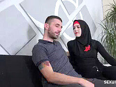 アラブ, フェラチオ, 手コキする, ティーン