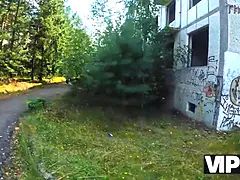 Vip4k. babe flashed her pierced Natural Tits and then it happened...