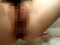 Asiático, Chica, Tetas grandes, Peludo, Japonés, Público, Tetas, Mojado