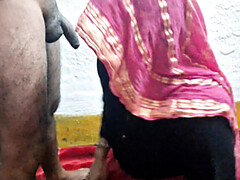 Busty Banuu Hot Desi Aunty Fucks Father In Law - Big Natural Tits, Blowjob & Doggy Style Sex