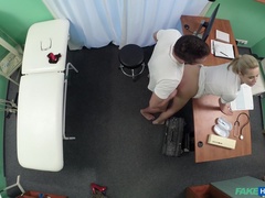 素人, フェラチオ, 医者, なめる, 看護婦, オマンコ, ユニフォーム, のぞき