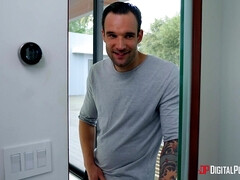 Slaapkamer, Pijpbeurt, Bedriegen, Sperma shot, Lul, Sperma in gezicht, Keuken, Tietenklus