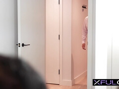 Tetas grandes, Mamada, Morena, Rostro sentado, Sexo duro, Lamidas, Afeitado, Trio