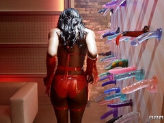 お尻, 美女, フェラチオ, 黒人, なめる, ポルノスター, オマンコ