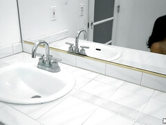 Cuarto de baño, Tetas grandes, Morena, Engañando, Italiano, Cocina, Tetas naturales, Coño