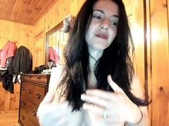 素人, 茶髪の, 巨乳な, イく瞬間, ハードコア, 自家製, オナニー, ストッキング