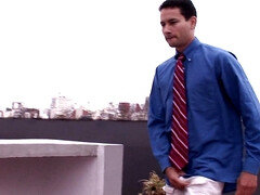 Aufs gesicht abspritzen, Schwul, Transe, Lingerie, Strümpfe, Uniform