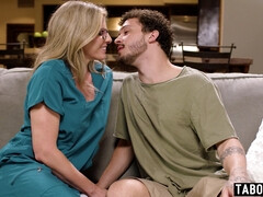 mommy stepmom teaches how to use condom