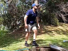 Lamer culo, Garganta profunda, Estilo perrito, Sexo duro, Hd, Al aire libre, Piscina, Español