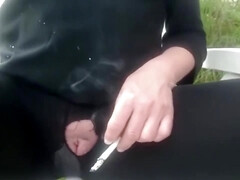 Amateur, Allemand, Masturbation, Maman, Orgasme, Collant, Pisser, Public