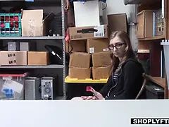 Poor shoplyfter Gracie May Green she need to smoke a Big Cock for a payback!