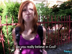 Anal, Tchèque, En levrette, Béant, Argent, De plein air, Réalité, Rousse roux