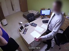 Loan4k. naive nata comes to loan agency and gets wielded like a slut