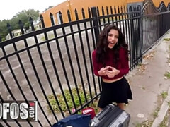 MOFOS - Stranded latina teen Gabriela Lopez fucks for free ride