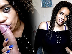 Leie, Schwarz, Blasen, Braunhaarige, Sperma im mund, Hd, Selbstgemacht, Schlucken