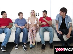 Grosse bite, Gros seins, Blonde, Gorge profonde, Faciale, Fétiche, Partouze, Branlette thaïlandaise