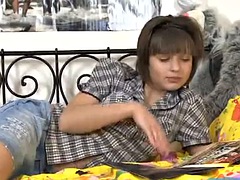 美女, デカパイ, 茶髪の, ディルド, 露出狂, ハードコア, オナニー, おもちゃ