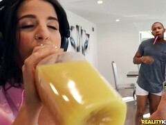 デカチン, 黒人, フェラチオ, 開帳, 馬乗り