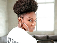 Verga grande, Mamada, Ébano, Interracial, Cocina, Pov, Adolescente, Tetas