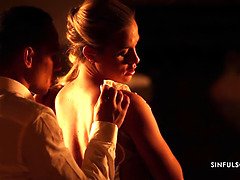 エロ熟女, カップル, ドレス, Hd, キス, 驚き, 結婚式, 妻