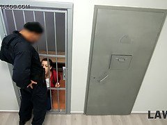 フェラチオ, 捕まる, チェコ, ハードコア, ピグテール, ポリス, ティーン, ユニフォーム