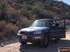 アナル, ボンデージ, イく瞬間, バック, 服従, 淫乱熟女, アウトドア, 奴隷