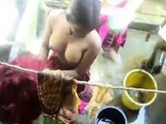 Amateur, Indio, Al aire libre, Ducha