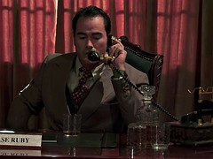 バイセクシャル, ブロンド, フェティッシュ, グループ, 下着, オフィス, 魅力的, オッパイの