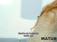 Blond, Europees, Hd, Rijpe lesbienne, Natuurlijke tieten, Vrouw