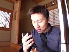 Enthousiasteling, Anaal, Aziatisch, Japaans, Trio, Tieten likken