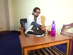 Doctor and Patient Having fun During Check up
