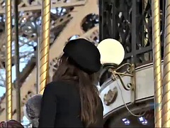 Brunette brune, Exhib, Petite amie, Hard, Piercing, Maigrichonne, Fumer, Nénés