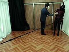 Sadomasochismus, Domination, Frau, Hd, Erniedrigung, Japanische massage, Leder, Gefesselt