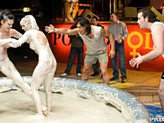 デカ尻, デカチン, デカパイ, フェラチオ, 汚れた　, バック, 淫乱熟女