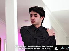 浮気者, フランス人, 開帳, マッサージ, 淫乱熟女, 現実, タトゥー, 妻