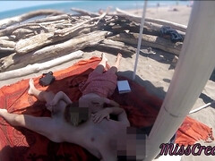 捕まる, イく瞬間, フランス人, オナニー, ヌード, 公共, のぞき, 妻