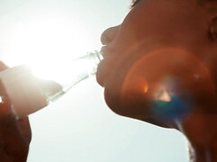 Asiatique, Grosse bite, Gros seins, Noire, Sucer une bite, Brunette brune, Queue, Interracial