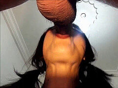 素人, フェラチオ, 茶髪の, カップル