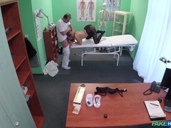 Enthousiasteling, Pijpbeurt, Arts, Likken, Verpleegster, Kantoor, Gezichtspunt, Uniformpje