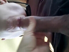 Enthousiasteling, Grote lul, Auto, Stel, Sperma shot, Lul, Flashing, Hd