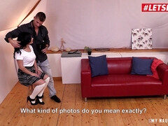 面接, 美女, 茶髪の, ハードコア, 自家製, 異人種間, 女子高生, オッパイの