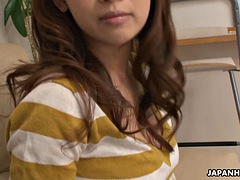 アジア人, デカチン, デカパイ, 中出し, 毛深い, キス, なめる, パンティ