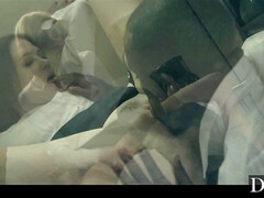 デカパイ, 黒人, フェラチオ, 顔射, ハードコア, 異人種間, ラフ, オッパイの