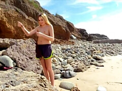 Enthousiasteling, Blond, Vrouw, Hd, Buiten, Alleen